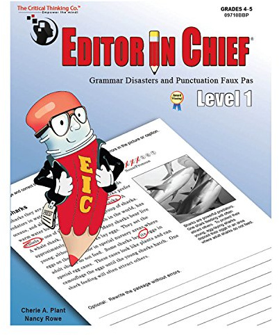 The Critical Thinking Editor In Chief Level 1 School Workbook