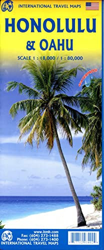 Honolulu (Waikiki to Pearl Harbour) / Oahu: ITM Travel Reference Map 1:18000