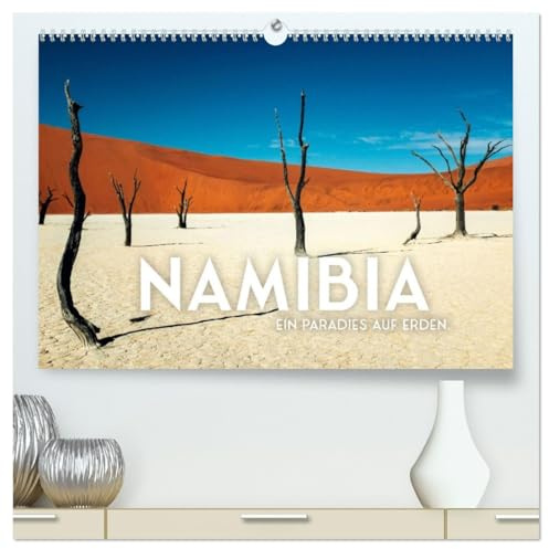 Namibia - Ein Paradies auf Erden. (hochwertiger Premium Wandkalender 2026 DIN A2 quer), Kunstdruck in Hochglanz: Der Weg ist das Ziel. (CALVENDO Orte)