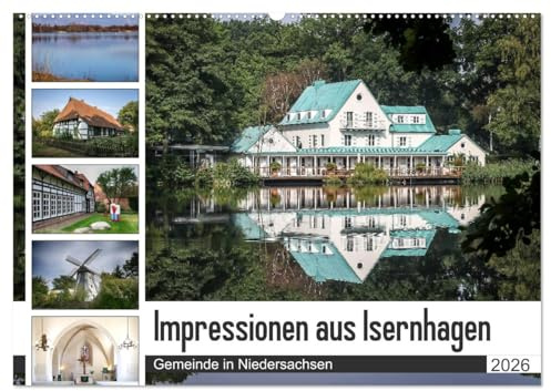 Impressionen aus Isernhagen (Wandkalender 2026 DIN A2 quer), CALVENDO Monatskalender: Isernhagen - Gemeinde in Niedersachsen - entdecken (CALVENDO Orte)