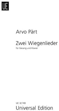 Zwei Wiegenlieder: für Gesang und Klavier.: Gesang und Klavier. Partitur.