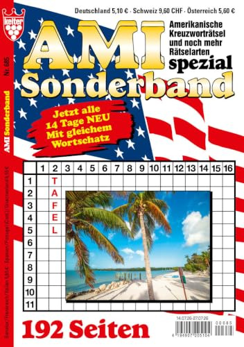 AMI SPEZIAL Sonderband, Nr. 685 VDZ49072 , amerkanische Kreuzworträtsel, 192 Seiten Rätselspaß