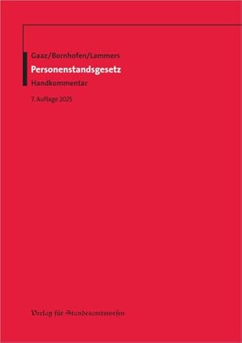Personenstandsgesetz: Handkommentar