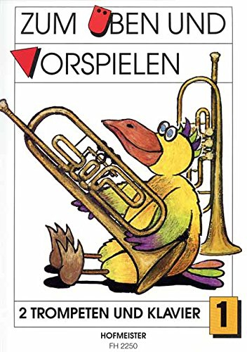 Zum Üben und Vorspielen, 2 Trompeten + Klavier.H.1: Schwierigkeitsgrad: 2