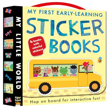 My First Early-Learning Sticker Books Boxed Set: 4 Books with Colorful Stickers! (My Little World)