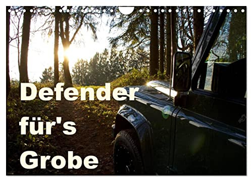 Defender für's Grobe (Wandkalender 2026 DIN A4 quer), CALVENDO Monatskalender: Der Land Rover Defender, Arbeitstier mit Spassfaktor! (CALVENDO Hobbys)