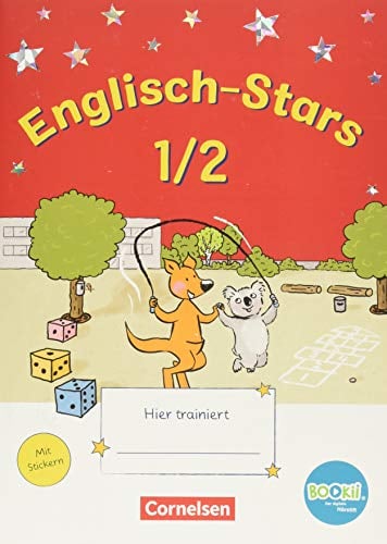 Englisch-Stars - BOOKii-Ausgabe - 1./2. Schuljahr: Übungsheft - Mit Lösungen