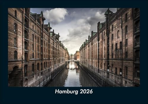 Hamburg 2026 Fotokalender DIN A5: Monatskalender mit Bild-Motiven aus Orten und Städten, Ländern und Kontinenten