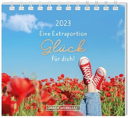 Mini-Kalender 2023 Eine Extraportion Glück für dich!: Mini-Kalender