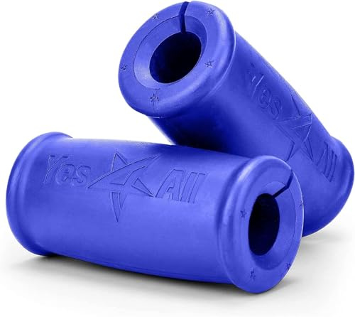 Yes4All Ergonomische Hantelgriffe (außendurchmesser 5,6 cm) - Bauen Sie Ihren Bizeps, Trizeps, Armmuskulatur größer jeden Tag mit unseren Thick Bar Grip