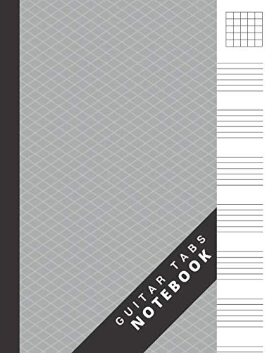 GUITAR TABS NOTEBOOK: Blank guitar tab sheet music notebook