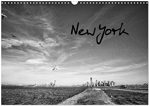 New York 2025 (Wandkalender 2025 DIN A3 quer), CALVENDO Monatskalender: schwarz-weiß (CALVENDO Orte)