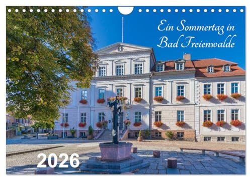 Ein Sommertag in Bad Freienwalde (Wandkalender 2026 DIN A4 quer), CALVENDO Monatskalender: Villenreicher Kurort mit nördlichster Sprungschanze (CALVENDO Orte)