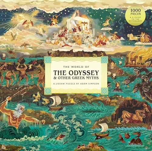 The World of the Odyssey & Other Greek Myths: A 1000-piece jigsaw puzzle by Adam Simpson: A 1000-piece jigsaw puzzle by Adam Simpson