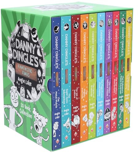 Danny Dingle's Fantastic Finds Funny Inventions & Superhero Kids 10 Books Collection (The Metal-Mobile, The Super-Sonic Submarine, Jet of Justice, Mighty Iron Foot, The Farts of Gratitude & More)