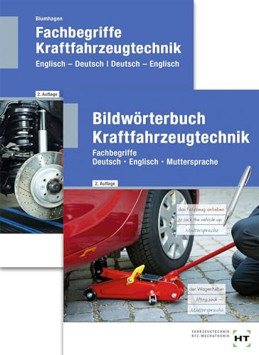 Paketangebot Bildwörterbuch Kraftfahrzeugtechnik und Fachbegriffe Kraftfahrzeugtechnik, m. 1 Buch, m. 1 Buch