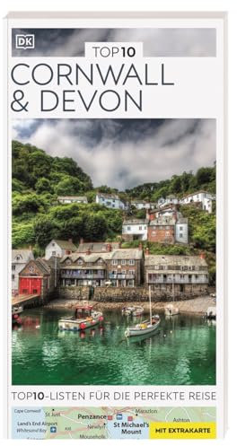 TOP10 Reiseführer Cornwall & Devon: TOP10-Listen zu Highlights, Themen und Regionen mit wetterfester Extra-Karte. Von Reisenden. Für Reisende.