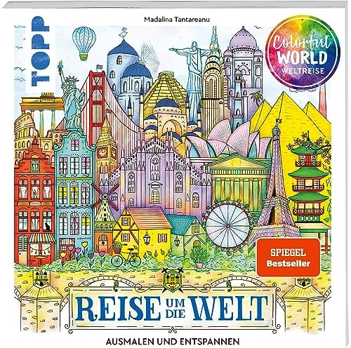 Colorful World - Reise um die Welt: Ausmalen & entspannen. Ausmalen für Erwachsene (Colorful World (Ausmalbücher))