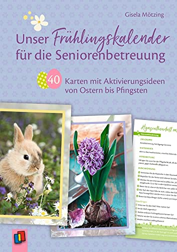 Unser Frühlingskalender für die Seniorenbetreuung: 40 Karten mit Aktivierungsideen von Ostern bis Pfingsten