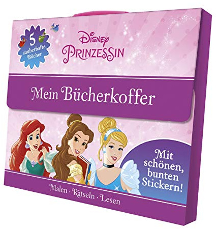 Disney Prinzessin: Mein Bücherkoffer: Malen - Rätseln - Lesen