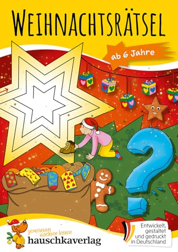 Weihnachtsrätsel – Rätselblock ab 6 Jahre: Nikolaus-Geschenke Kinder, Kleinigkeiten & kleine Geschenke für Adventskalender, Weihnachten, ... & Beschäftigung für Weihnachten, Band 370)