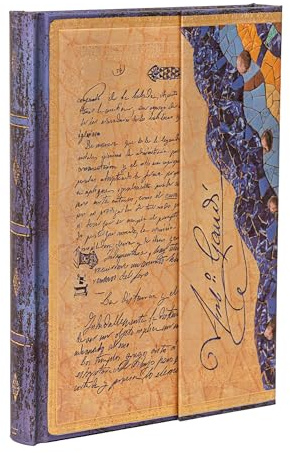 Gaudi, The Manuscript of Reus (Embellished Manuscripts Collection) Midi Lined Hardback Journal (Elastic Band Closure)