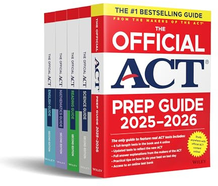The Official ACT Prep & Subject Guides 2025-2026 Complete Set (Official Act Prep Guides)