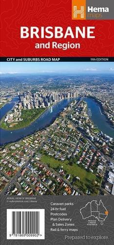 Brisbane & region handy (City and suburbs road map)