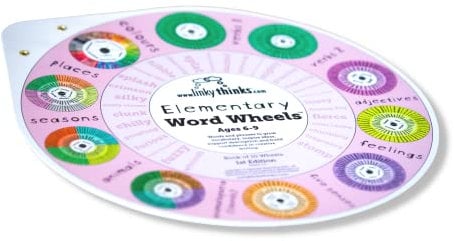 LinkyThinks Elementary Word Wheel Book (6-9 years)