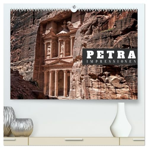 Petra Impressionen (hochwertiger Premium Wandkalender 2026 DIN A2 quer), Kunstdruck in Hochglanz: Die Stadt Petra in all ihrer Pracht. (CALVENDO Orte)