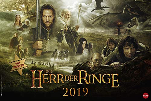Der Herr der Ringe XL Kalender 2023. Wandkalender mit fesselnden Filmszenen aus der erfolgreichsten Filmtrilogie. Broschürenkalender 2023 mit Postern zum Heraustrennen