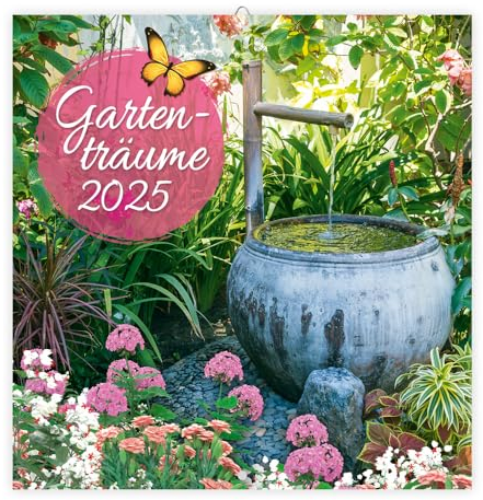 Trötsch Broschürenkalender Gartenträume 2025: Wandplaner