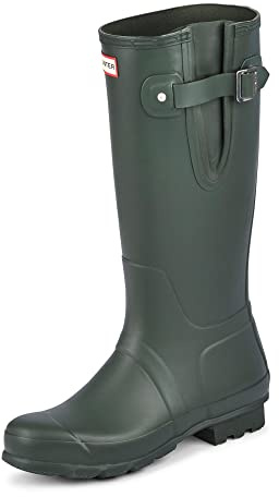 Hunter Damen Mens original Side Adjustable Gummistiefel, Dark Olive, 47 EU
