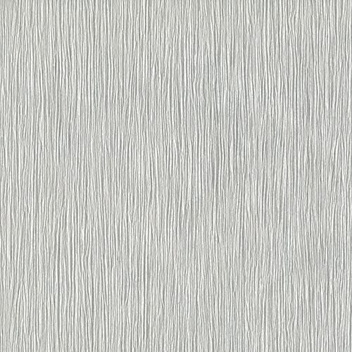Muriva Kate Plain Linear Textured Effect Wallpaper Featured Wall Luxury Heavyweight 10m Roll Silver 114909