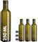 acquaverde | 3 Bottiglia Marasca per Olio in Vetro Scuro Uvag da 250 ml con Tappo Dosatore Incluso