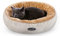 pecute Katzenbett Katzenkorb zum Schlafen, Rundes Hundebett Kleine Hunde Weich Und Waschbar, Katzenkissen Flauschig, Katzen Schlafplatz, Cat Bed Katzennest S 50 * 15cm