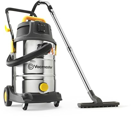 Vacmaster Wet & Dry Vacuum Cleaner 30L. 240V L Class Industrial Dust Extractor. Heavy duty, powerful 1600W Motor, Power Take Off & Dual HEPA 13 Filtration. For Commercial & Professional Use