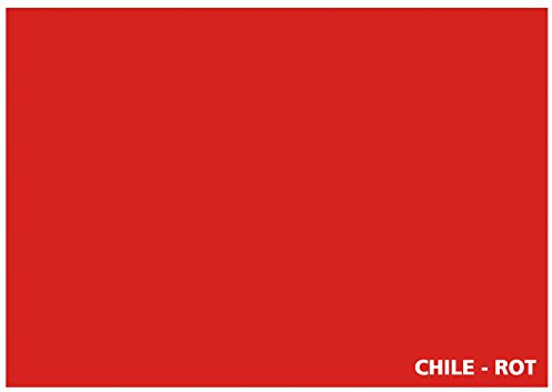 Tonkarton - Tonpapier - Tonzeichenpapier - 100 Blatt DIN A3-160g/m² Farbe: Chile-rot
