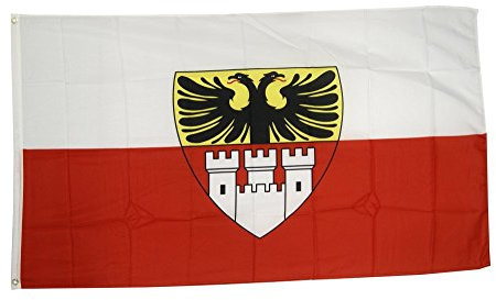 Flaggenfritze Fahne/Flagge Deutschland Stadt Duisburg + gratis Sticker