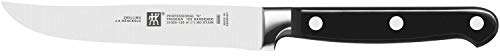 Zwilling PROFESSIONAL S - Cuchillo chuletero con hoja forjada de una única pieza Sigmaforge, acero inoxidable, 120 mm