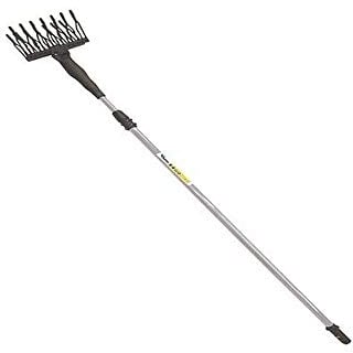 UNITED TRADE Raccogli olive abbacchiatore elettrico potenza 140w voltaggio 12v con asta allungabile fino 3 mt cavo 10mt montato con asta 15mt + DOPPIO PETTINE IN OMAGGIO