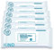 Clinicept Care Incontinence Wipes With 4% Dimethicone - NHS Approved, Aloe Vera, Antibacterial, Alcohol Free, Soothes and Moisturises (6 Packs of 25, 150 Total)