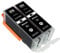 ESMONLINE komp. Canon Druckerpatronen PGI-570XL (Einzelpatronen) (2X Schwarz)