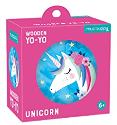 Mudpuppy Unicorn Wooden Yo-Yo