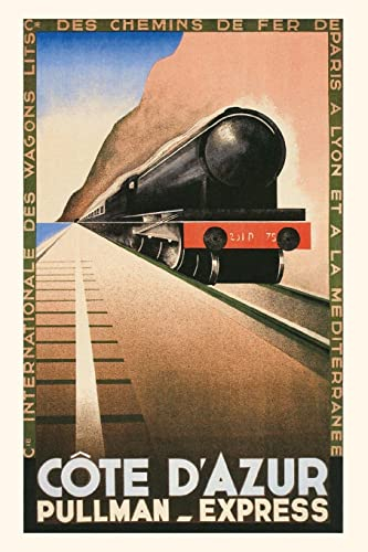 Vintage Journal Cote d'Azur Pullman Express (Pocket Sized - Found Image Press Journals)
