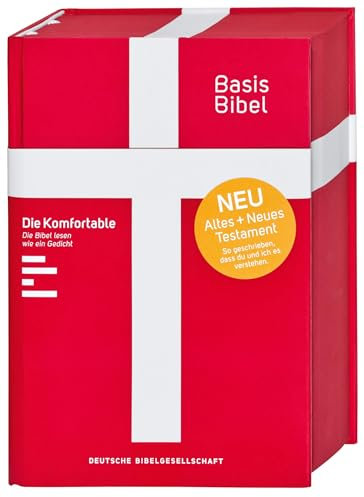BasisBibel. Die Komfortable. Rot: Altes und Neues Testament. Komfortables Schriftbild (Sinn-Zeilenfall)