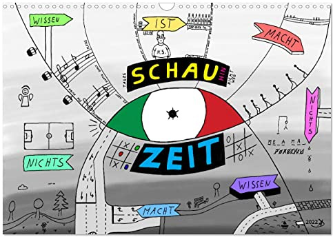 SchauZeit (Wandkalender 2026 DIN A3 quer), CALVENDO Monatskalender: Ein Kalender mit vielen versteckten Motiven pro Monat. (CALVENDO Kunst)