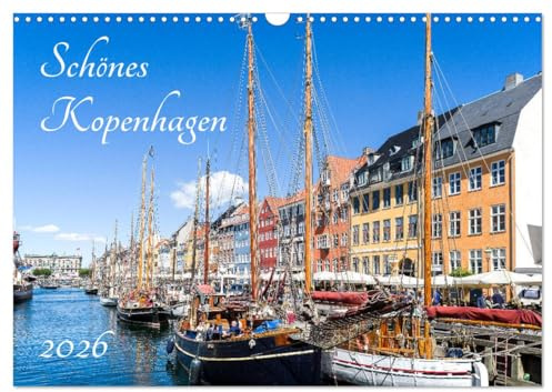 Schönes Kopenhagen (Wandkalender 2026 DIN A3 quer), CALVENDO Monatskalender (CALVENDO Orte)