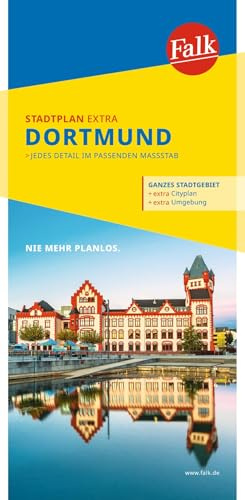 Falk Stadtplan Extra Dortmund 1:22.000: mit Ortsteilen von Bochum, Castrop-Rauxel, Holzwickede, Lünen, Schwerte