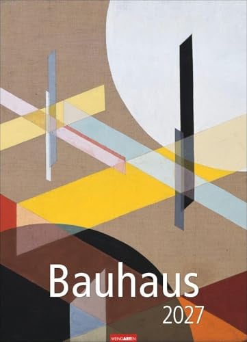 Bauhaus Kalender 2027: Hochwertiger Wandkalender mit 12 wichtigen Kunstwerken des 20. Jahrhunderts. Großer Kunst-Kalender 2027 XXL. 49 x 68 cm. Hochformat